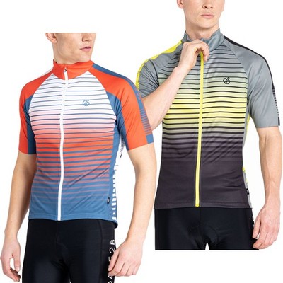 Dare 2b Mens AEP Virtuous Full Zip Short Sleeve Cycling Jacket Jersey Top