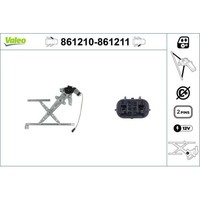 1X Fensterheber Valeo 861210 Passend FüR Honda