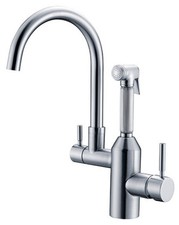 Design Cuisine Évier Mixer Armature Robinet Rotatif Chrome par Sanlingo