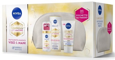 Nivea Geschenk Luminous Anti-Flecken Serum-Tagescreme-Tro Made In Italy