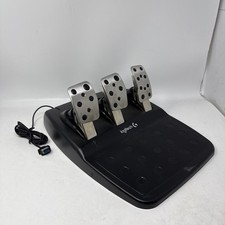 Pedales de carreras Logitech G920 / G29 Driving Force negros - Juego de 3 pedales triples solamente