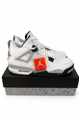 Nike Air Jordan 4 Retro OG White Cement 2016 DS OG Box Größe 44,5 US 10,5