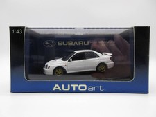 1/43 Autoart Subaru 2nd Generation Impreza WRX STi GD 2001 White Minicar