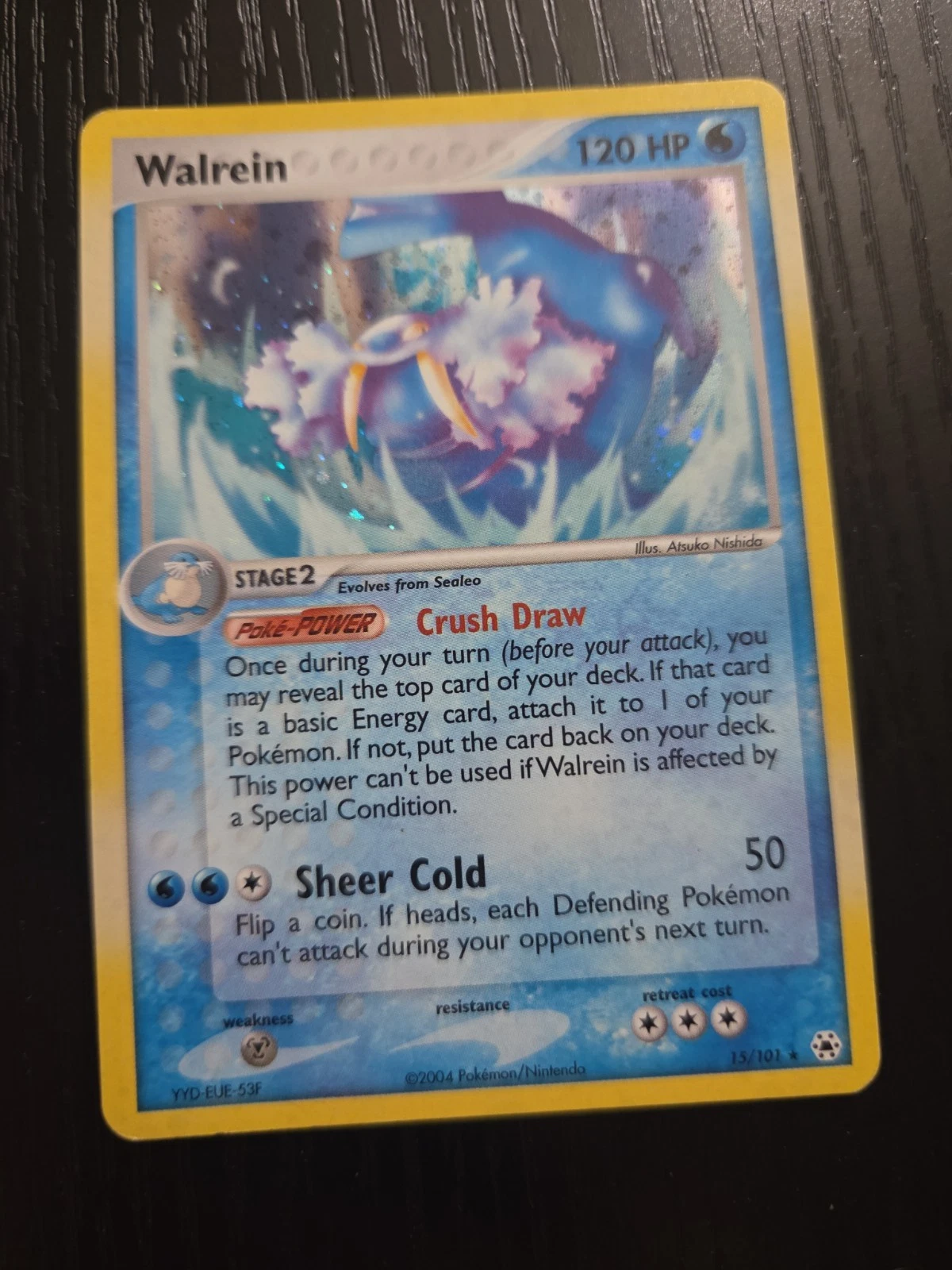 Walrein 15/101 Hidden Legends Holo