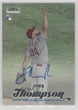 2017 Topps Stadium Club Auto Rainbow Foil 9/10 Jake Thompson #SCA-JTN Auto 4t6