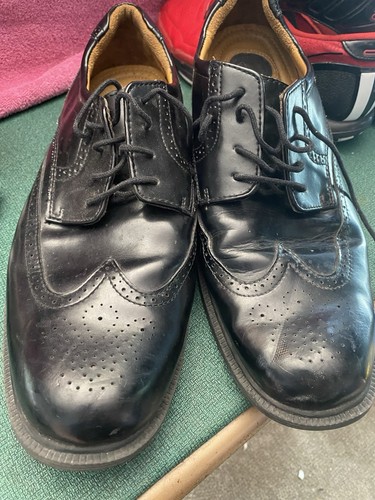 Size 13 Croft & Barrow Mens Hoffman Black Leather Wingtip Dress Shoes 73277 - Picture 1 of 8