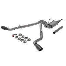 Flowmaster 718100 Flowfx Cat-back Exhaust 3.5 To 3 Stainless 4.5 Black Tips