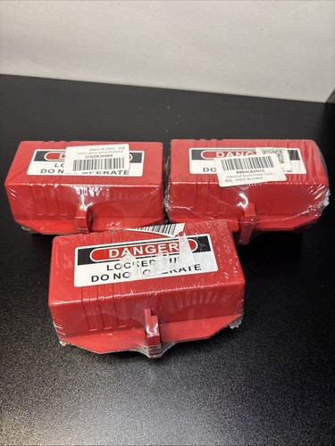Plug Lock Industrial Grade Power Cord Lockout Electrical Isolation Box Lot Of 3 - Picture 1 of 6