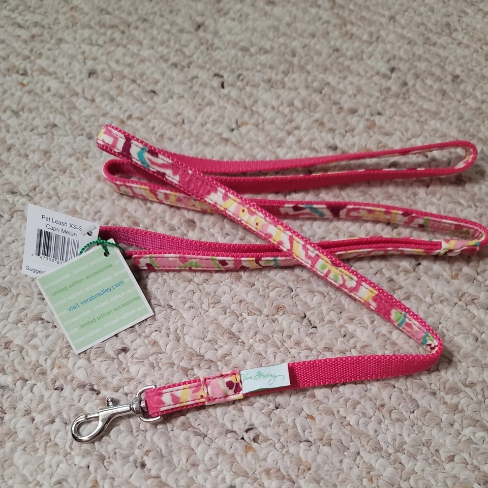 Correa para mascotas Vera Bradley en melón Capri - Retirada NUEVA con etiquetas Foto 2 de 2