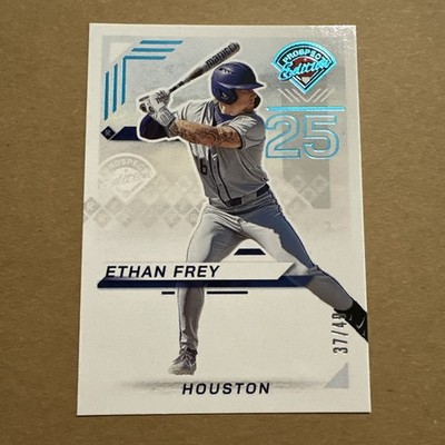 2025 Panini Prospect Edition ETHAN FREY PROSPECT TICKET BLUE /49 #188