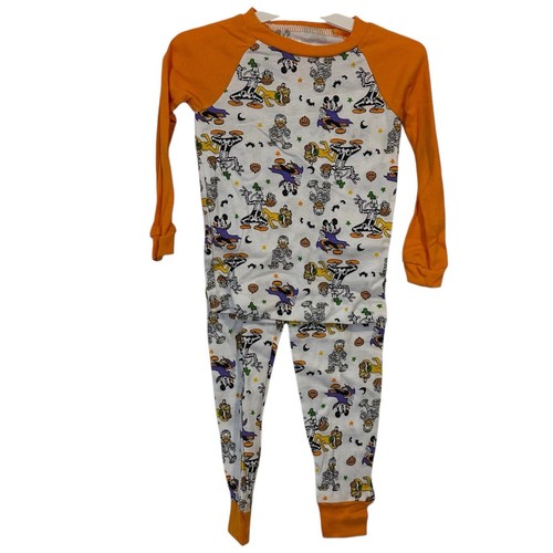 NEW Disney Mickey Mouse & Friends Halloween Snug Fit Pajama Set Size 3T Costumes - Picture 1 of 5