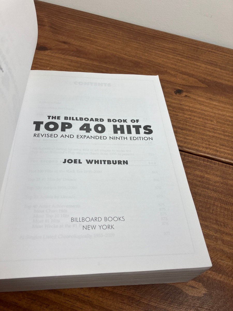 The Billboard Book of Top 40 Hits, 9th Ed - Paperback, by Joel