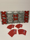 5 Vintage Dealer Metal Bridge/ Playing Card Holders And 1 Vintage Deck Of Cards — photo 3