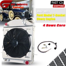 For 1917-1927 Ford Model T Bucket Chevy V8 Engine 4 Row Radiator Shroud Fan Kits For 1917-1927 Ford Model T Bucket Chevy V8 Engine 4 Row Radiator Shroud Fan Kits