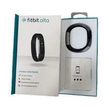 Fitbit Alta Black Activity Tracker, All-Day Activity, Sleep Quality