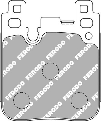 FERODO RACING Bremsbelagsatz, Scheibenbremse FCP4663H für BMW