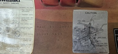 専用1 Kawasaki ZX1000 Ninja 1986-1987 36001-1294 RH Faring Panel