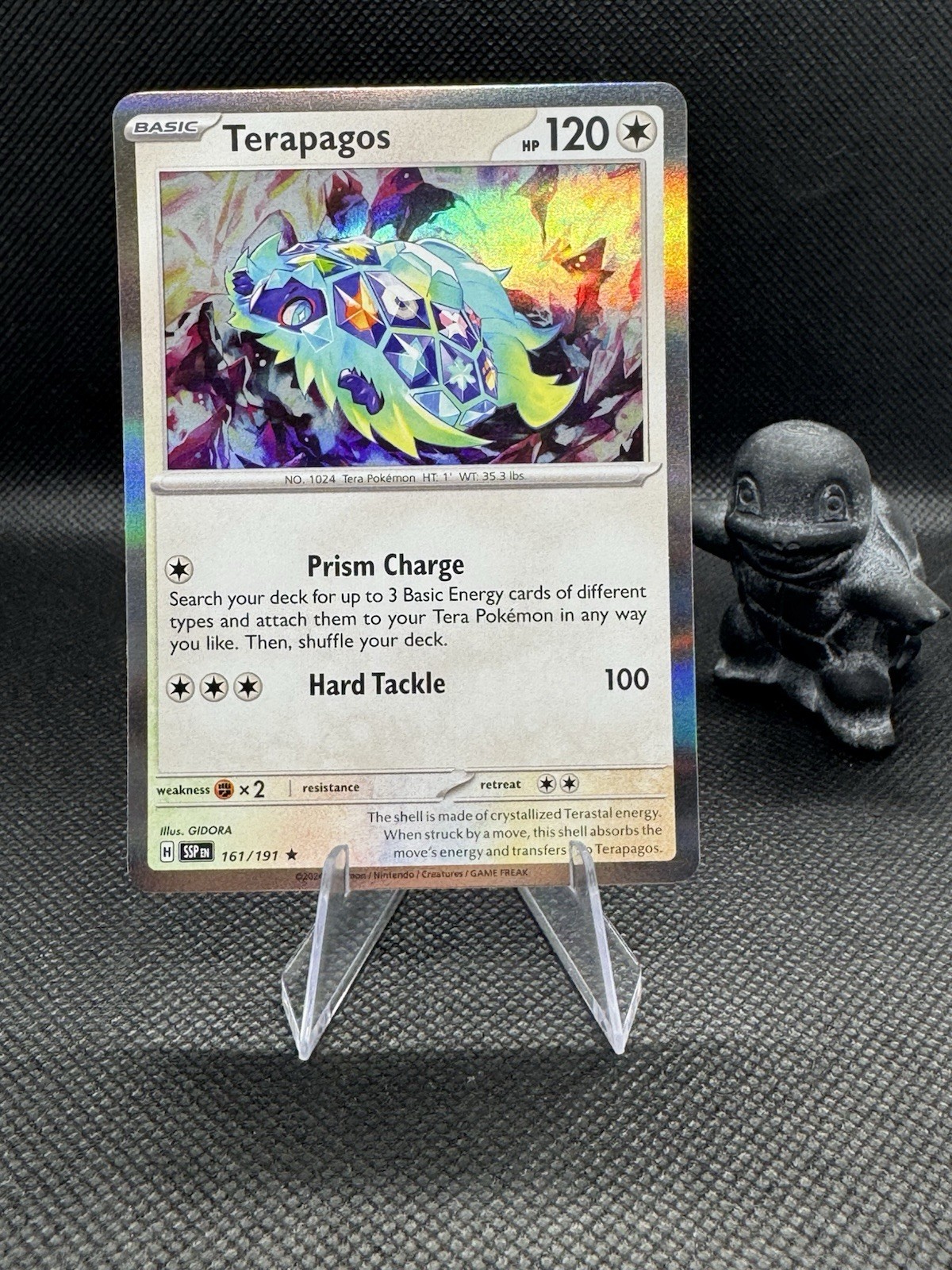 Terapagos - 161/191 - Rare - SV08: Surging Sparks (SV08) - NM