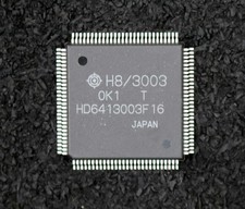 HITACHI 2x Microprocessore HD6413003F16 mai usato