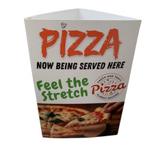 Table Talkers - Table Top Menu 3 Sided - PIZZA -  (A6 in Size) (25 per Pack)