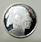 UNDER SPOT ~ 2014 Indian Head Buffalo Silver Round   .999 Fine Silver  1 Troy Oz