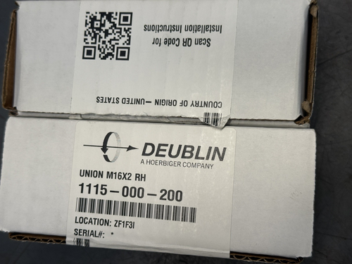 NEW DEUBLIN 1115-000-200 UNION M16X1.5 16MM B04 - Picture 2 of 6