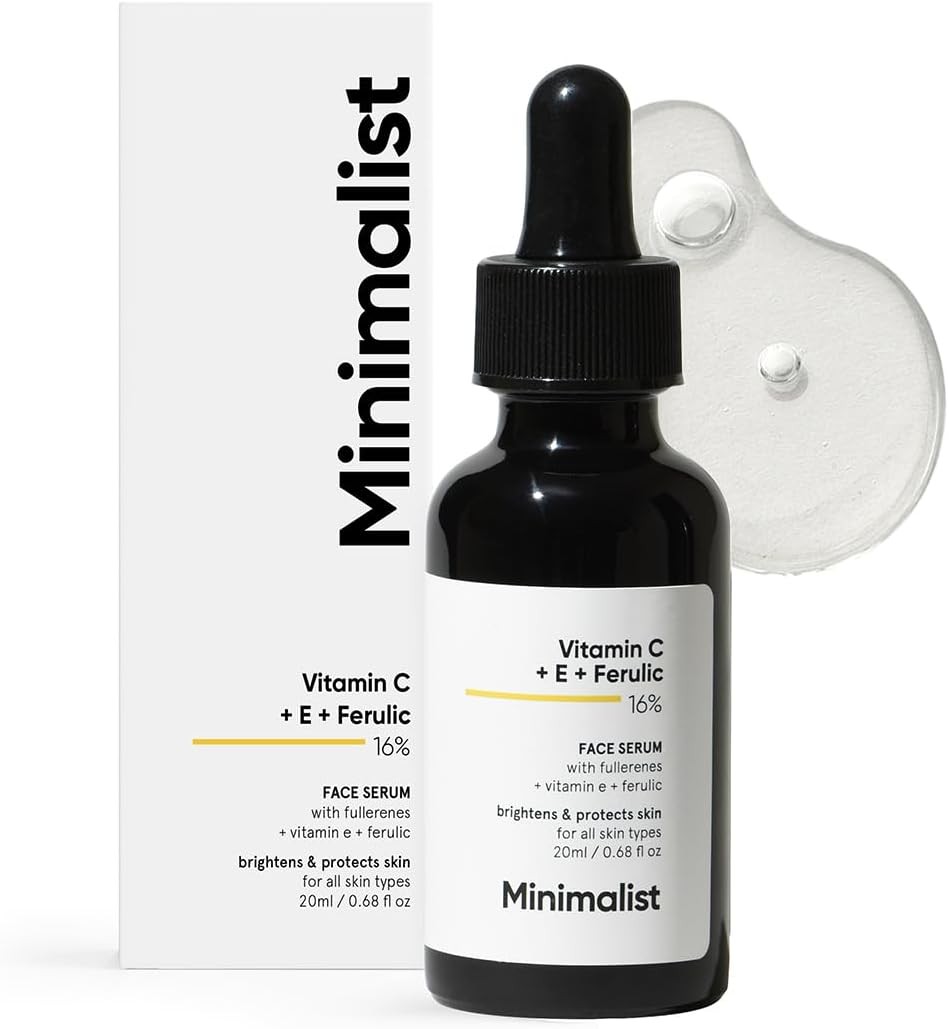 Minimalist 16% Vitamin C Serum With Vitamin E & Ferulic Acid to Enhance Brightn