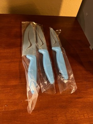 Prepology Knives! Set of 3! Blue! NEW!