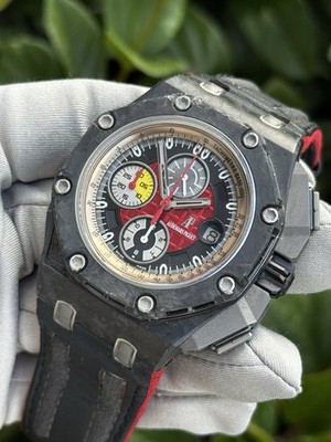 Audemars Piguet Royal Oak Offshore Men's Black Watch - 26290IO.OO.A001VE.01