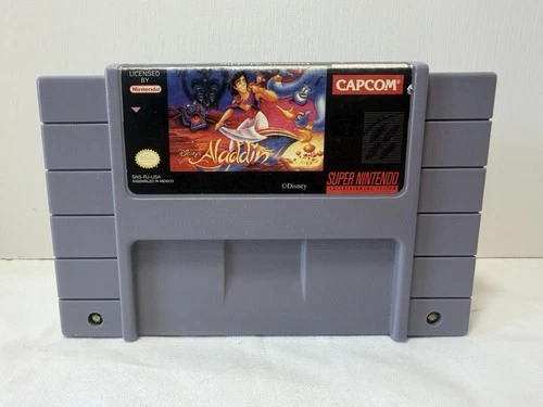Disney's Aladdin Video Game Super Nintendo SNES (1993) Cartridge Only-TESTED
