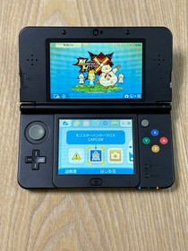 New Nintendo 3DS Black Console Stylus Included Japan Tested