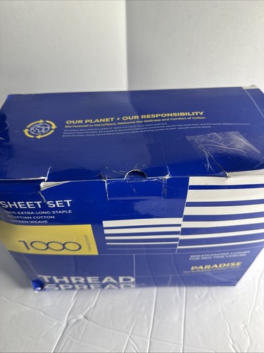 Set lenzuola da letto in puro cotone misura intera (taglia intera, 1000 fili) Sag... - Foto 7 di 17