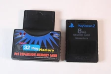 32MB Memory Expansion Pak for Playstation 2 PS2 System + OEM PS2 8MB memory card