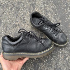 Vintage Dr. Martens 8312 chunky black leather Oxford shoes
