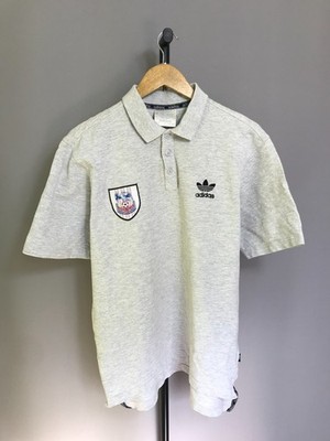 adidas D5 F3 Crystal Palace Poloshirt 90s Training Grau Herren Gr.M
