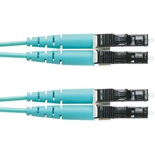 1PK PANDUIT FX2ERLNLNSNM001 OM3 2 Fiber 1.6mm Jacket Patchcord Riser LC Dup