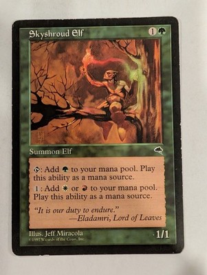 Skyshroud Elf - Tempest - Magic the Gathering MTG Nice!