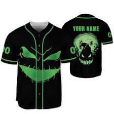 Personalized Oogie Boogie The Nightmare Before Christmas Baseball Jersey Shirt