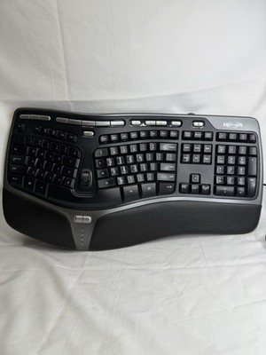 Microsoft Natural Ergonomic Keyboard 4000 v1.0 KU-0462 Model 1048 USB Works  