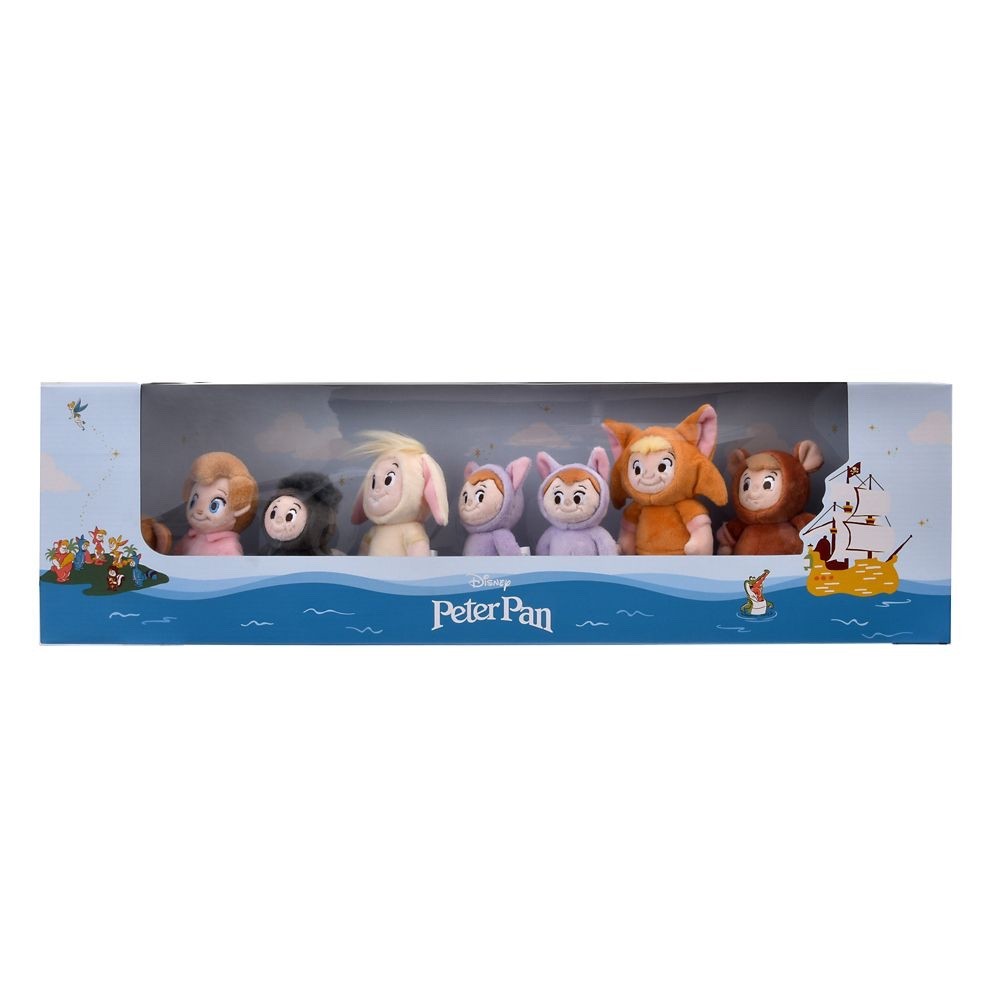 ディズニー　スタンディーズ　ピーターパン　ウェンディ　ティンカーベル　ナナ Disney Japan Peter Pan stanDs Small Plush Set of 13 - Tinker Bell