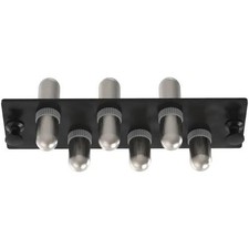 1PK PANDUIT FAP6WSTZ Fiber Adapter Panel, 6 ST Simplex Singlemode Adapters