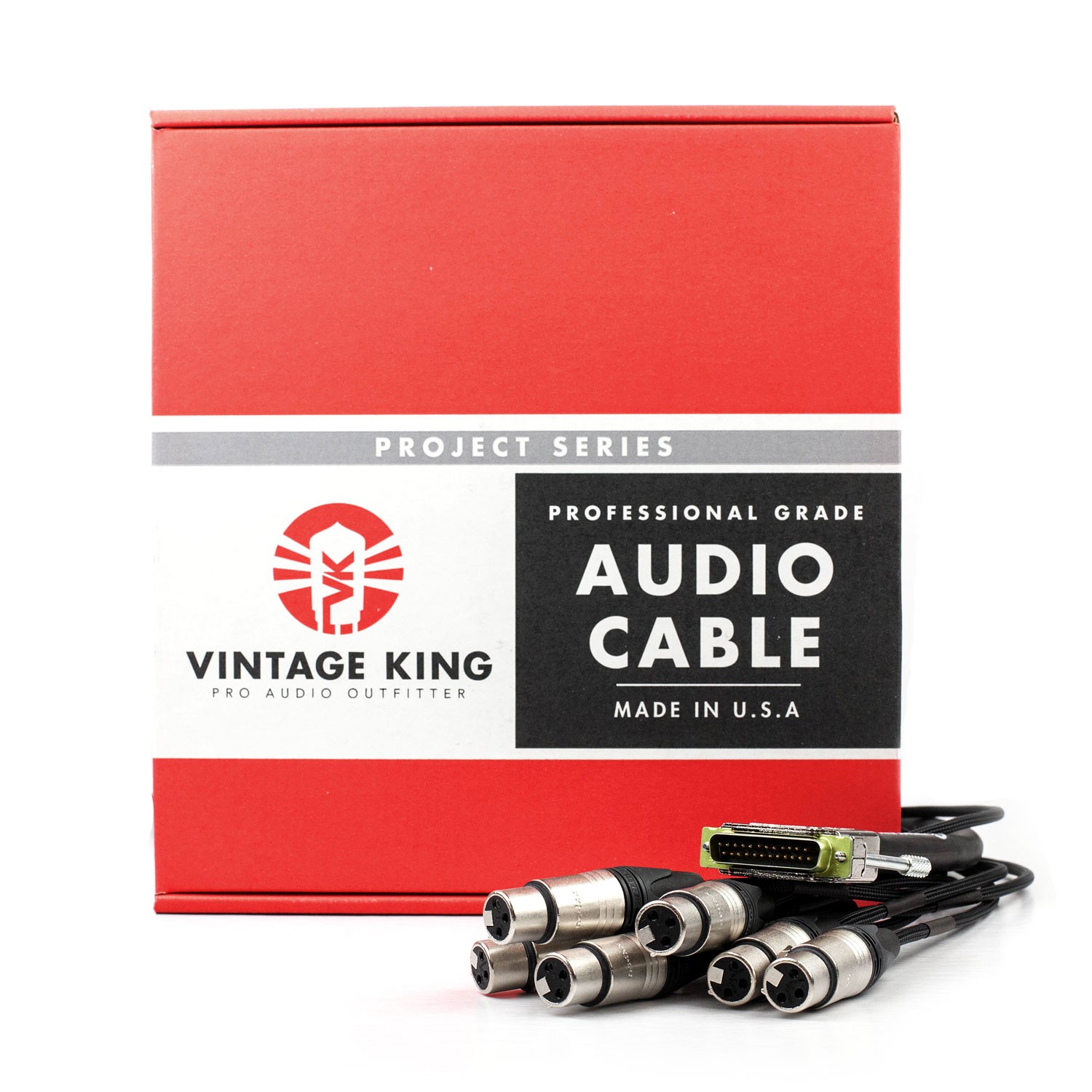 Многоканальный кабель Snake - 3 серии Vintage King Project от DB25 до XLRF