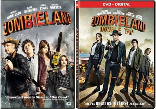 Zombieland One 1 & Zombieland Two 2 Double Tap 2 DVD SET Widescreen NEW - Picture 2 of 4