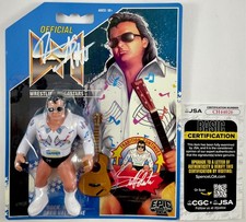 Greg The Hammer Valentine Signed Epic Toys Wrestling Megastars Figure JSA COA