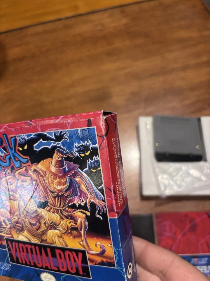 Nintendo Virtual Boy JACK BROS Completo Caja CIB Juego ATLUS RARO Grial Foto 4 de 4