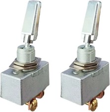 2pcs Heavy Duty Toggle Switch 50 Amp 12 Volt 2 Position 2 Pin Rocker Switch On