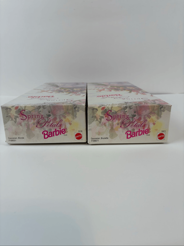 Avon Spring Petals Barbie Puppen blond und brünett 2. in Serie NRFB 2er Set - Bild 9 von 9