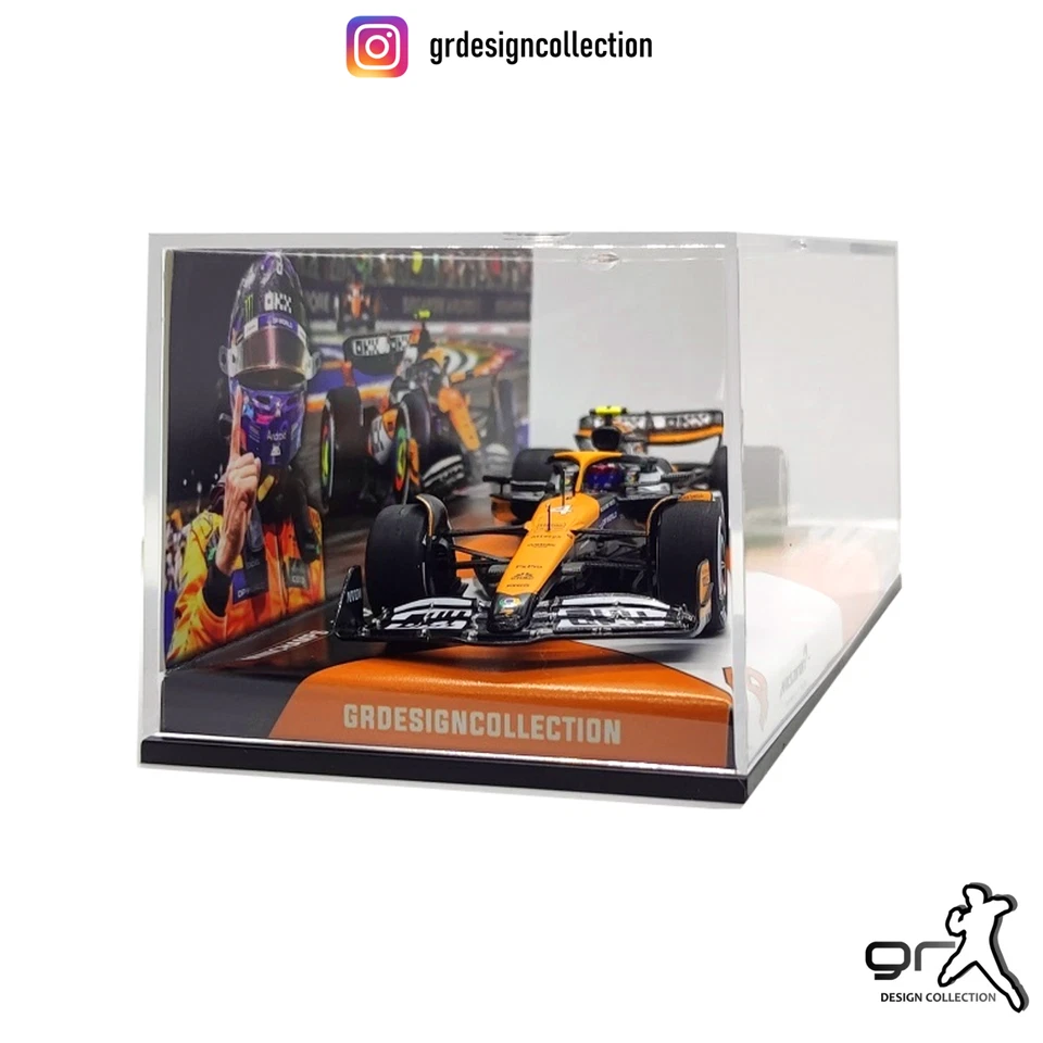 Lando Norris - McLaren MCL38 - F1 Winner Singapore GP 2024 / SPARK / 1:43 - Immagine 4 di 4