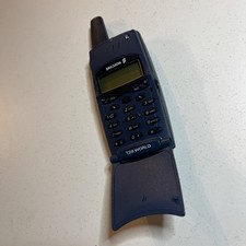 Ericsson T28 World Metropolitan Blue - Retro Flip Phone Untested