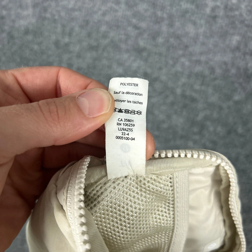 Bolso Cinturón Lululemon Everywhere 1L Talla Única Blanco Marfil LU9AZ5S Manchas Foto 3 de 4